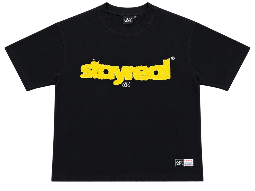 StayReal Black Tee